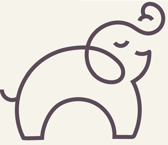 Toppy Kids Center elephant logo